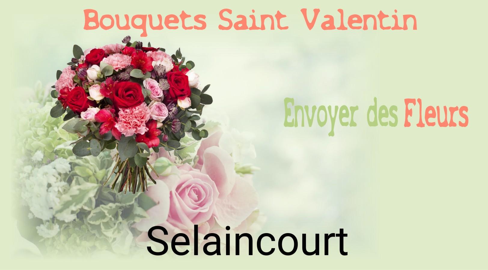 Roses de Saint-Valentin livrées à Selaincourt